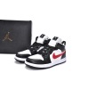 Jordan 1 kids shoes |Jordan 1 Mid PS Black Gym Red,705303-020