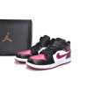 Jordan 1 kids shoes |Jordan 1 Mid PS Red Black Toe,AR6352-100