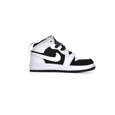 Jordan 1 kids shoes |Jordan 1 Mid PS Tuxedo,640734-113