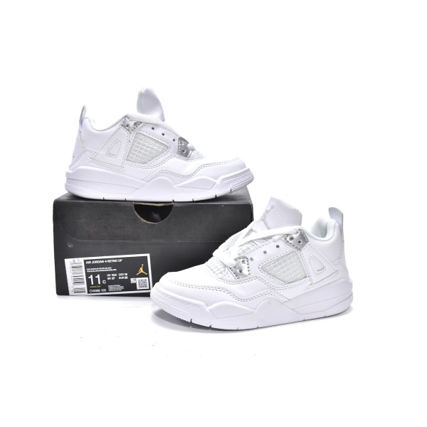 Jordan 4 kids shoes | Air Jordan 4 Retro PS Pure Money,308499-100