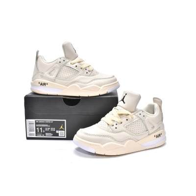 Jordan 4 kids shoes | Air Jordan 4 Retro PS Sail,CV9388-100