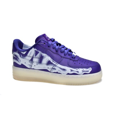 PKGoden Air Force 1 Low 07 QS Purple Skeleton Halloween (2021),CU8067-500