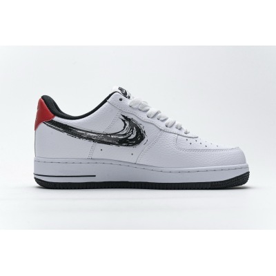 OG Air Force 1 Low Brushstroke White Black