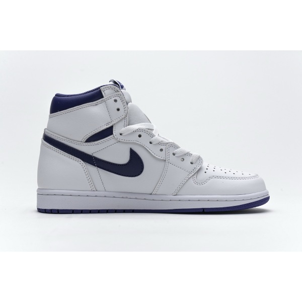 OG Air Jordan 1 Retro High OG White Purple,555088-115