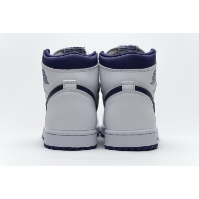 OG Air Jordan 1 Retro High OG White Purple,555088-115