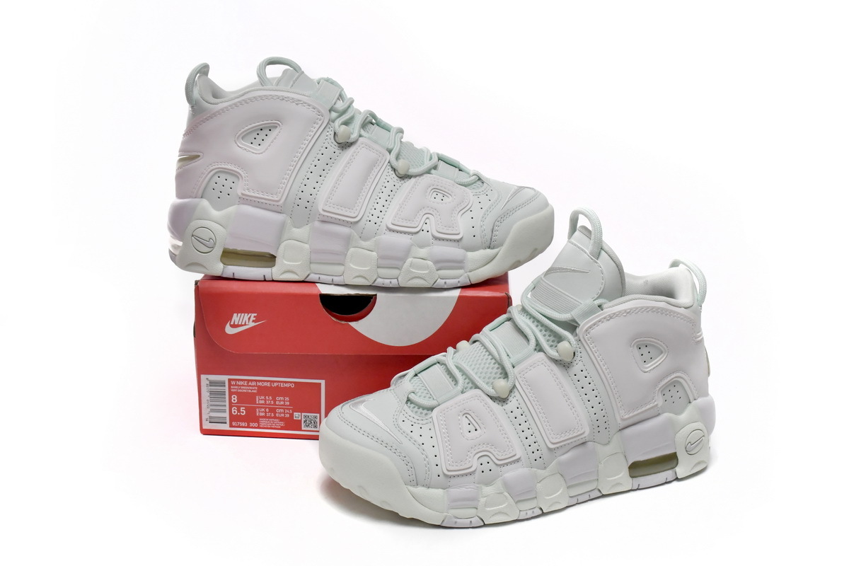 OG Air More Uptempo Barley Green (W),917593-300