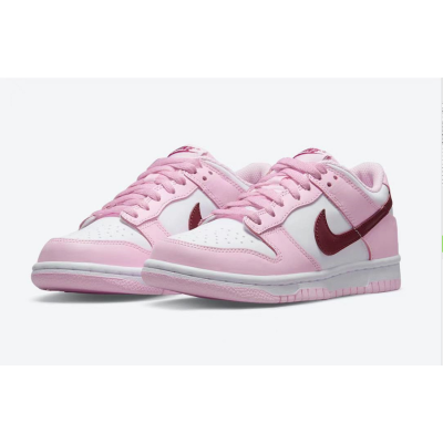 OG Dunk Low Pink Red White (GS),CW1590-601