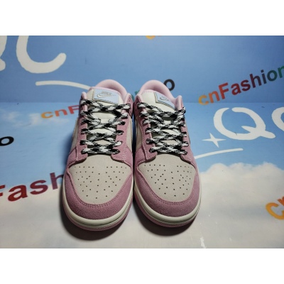 OG Dunk Low Pink Suede,D07412-901