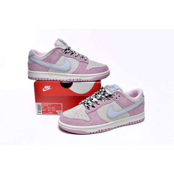 OG Dunk Low Pink Suede,D07412-901