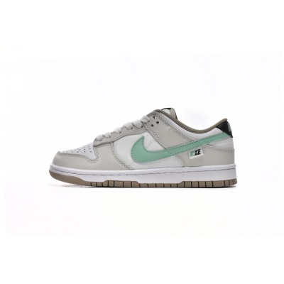 OG Dunk Low Split Seam White Tan Mint (GS),DX6063-131