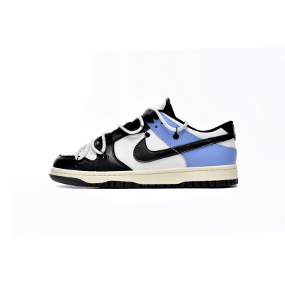 OG Dunk Low Strap Black and White Blue,DD1391-100