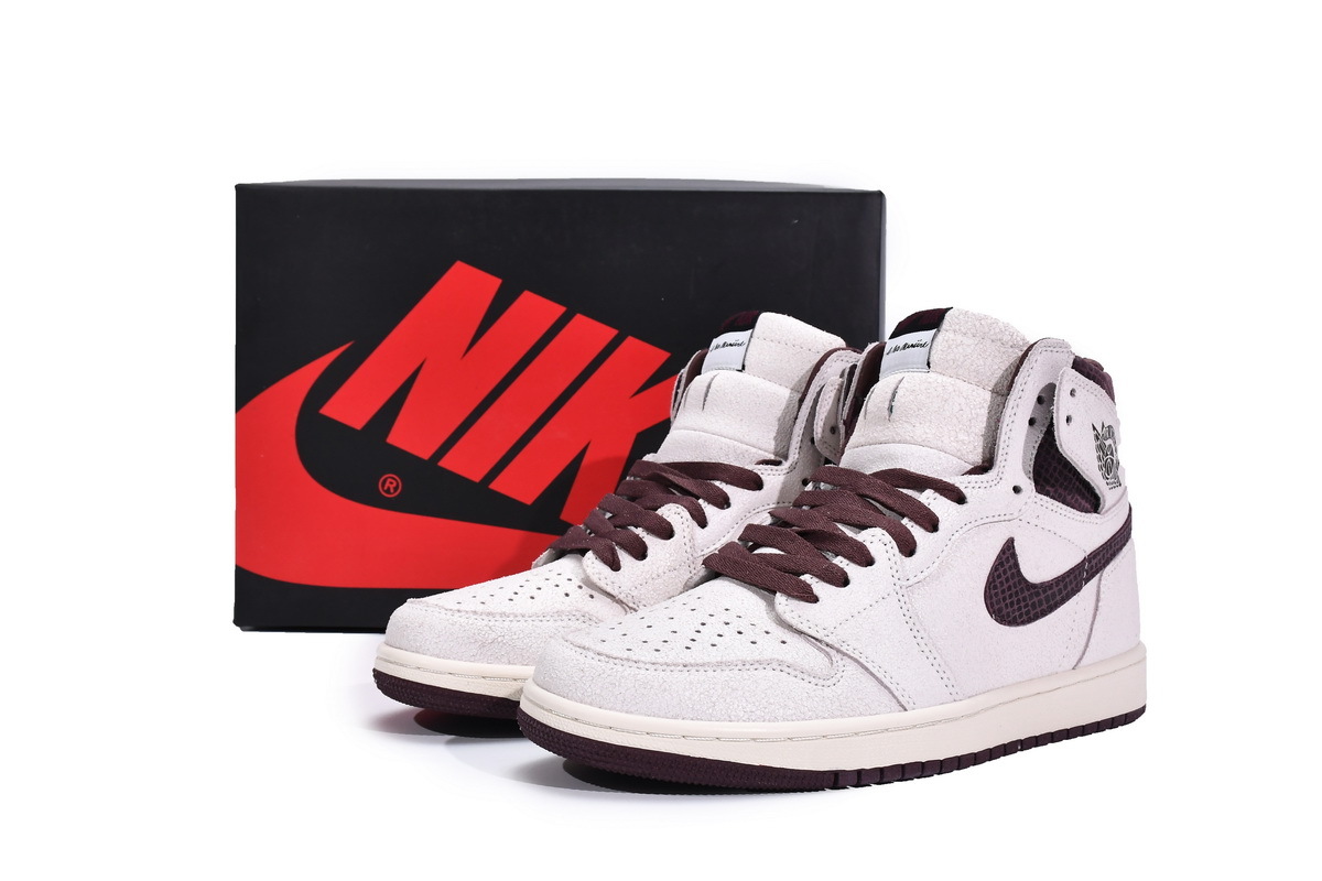 OG Jordan 1 High OG Sail/Burgundy Crush