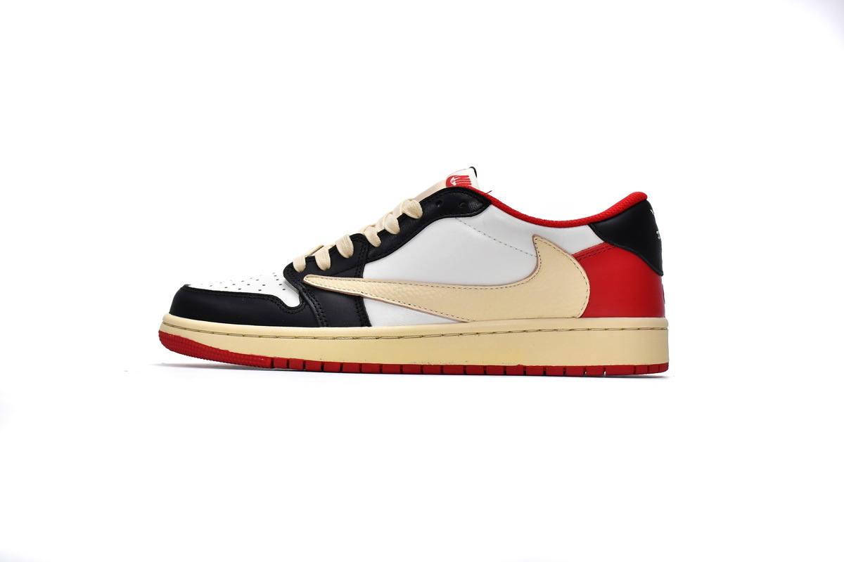 OG Jordan 1 Low Black Red Travis Scott,DM7866-166