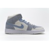 OG Jordan 1 Mid Mixed Textures Blue