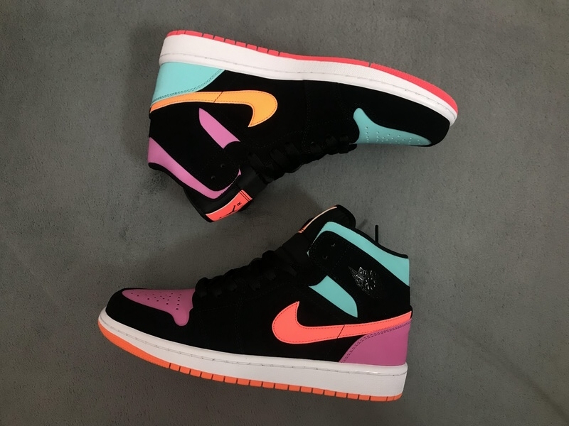 OG Jordan 1 Mid Multi-Color (GS)