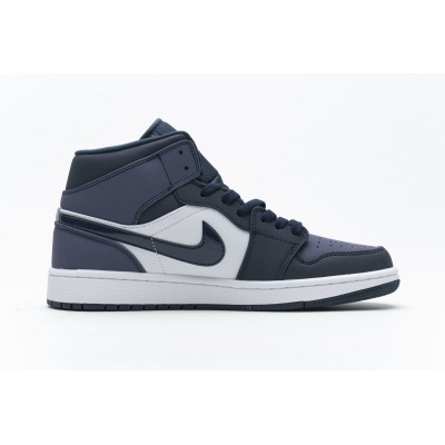 OG Jordan 1 Mid Obsidian Sanded Purple