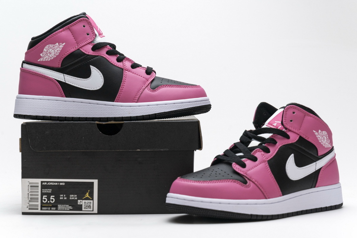 OG Jordan 1 Mid Pinksicle (GS),555112-002