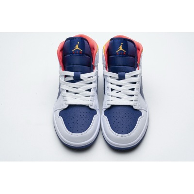OG Jordan 1 Mid Royal Blue Laser Orange,554724-131