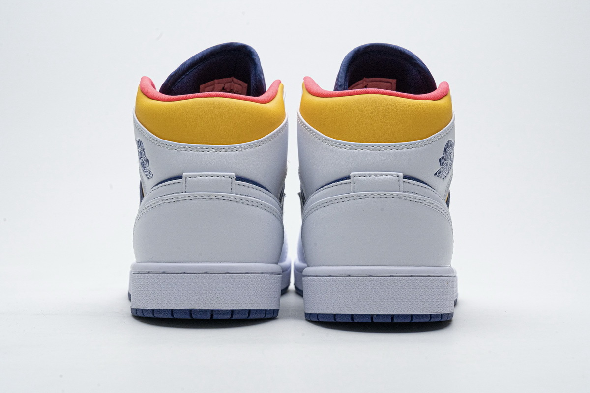 OG Jordan 1 Mid Royal Blue Laser Orange,554724-131