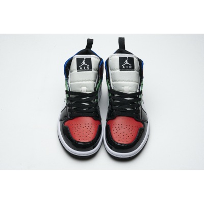 OG Jordan 1 Mid SE Black White Multi-Color (W),DB5454-001