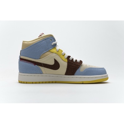 OG Jordan 1 Mid SE Fearless Maison Chateau Rouge