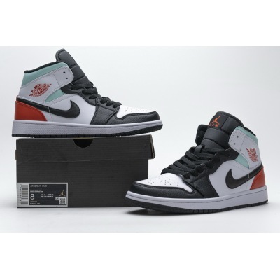 OG Jordan 1 Mid SE White Black Red Spruce (GS)