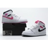 OG Jordan 1 Mid White Black Hyper Pink (GS),555112-106