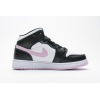 OG Jordan 1 Mid White Black Light Arctic Pink (GS)