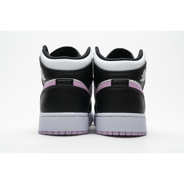 OG Jordan 1 Mid White Black Light Arctic Pink (GS)