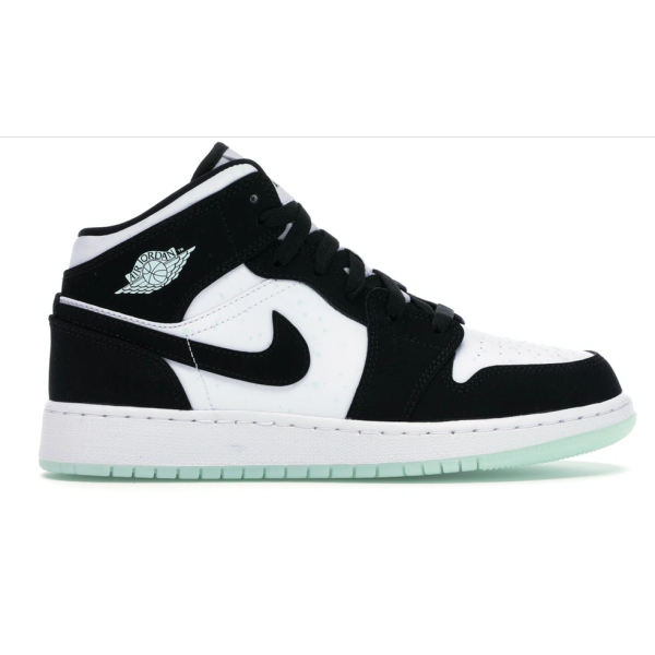 OG Jordan 1 Mid White Black Teal Tint (GS)