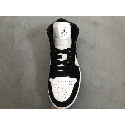 OG Jordan 1 Mid White Black Teal Tint (GS)