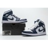 OG Jordan 1 Mid White Metallic Gold Obsidian