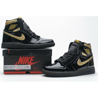 OG Jordan 1 Retro High Black Metallic Gold (2020),555088-032