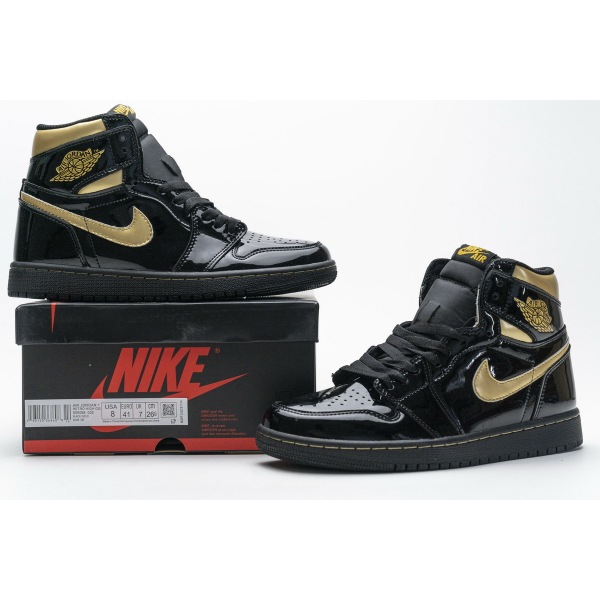 OG Jordan 1 Retro High Black Metallic Gold (2020),555088-032