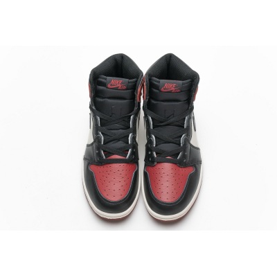 OG Jordan 1 Retro High Bred Toe,555088-610