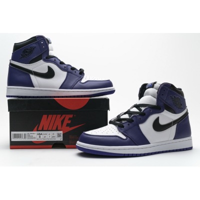 OG Jordan 1 Retro High Court Purple White,555088-500