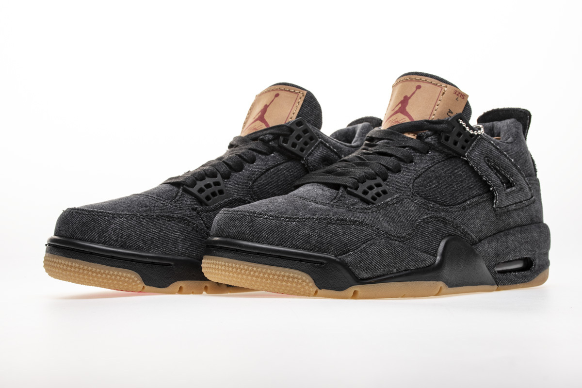 OG Jordan 4 Retro Levi's Black (Levi's Tag),AO2571-001