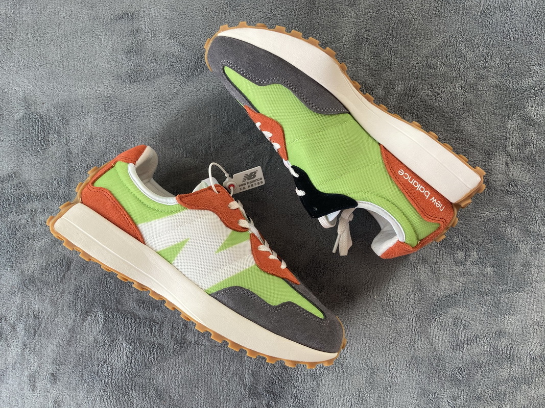 OG New Balance 327 Lime Green Red Grey,MS327SFA