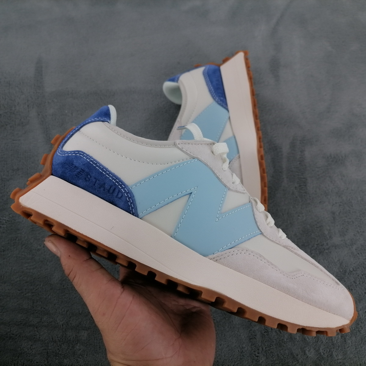 OG New Balance 327 White And Blue，MS327SZ