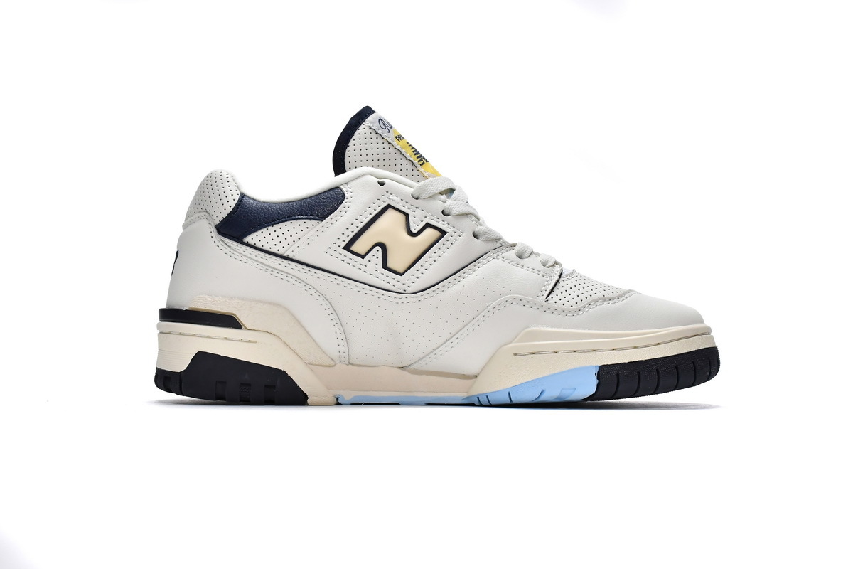 OG New Balance 550 Premuim Pack Beige Blue Background