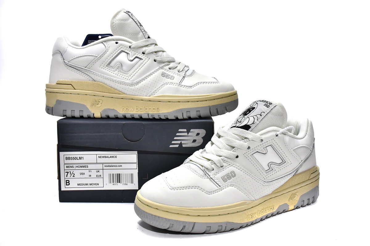 OG New Balance 550 Premuim Pack White Beige