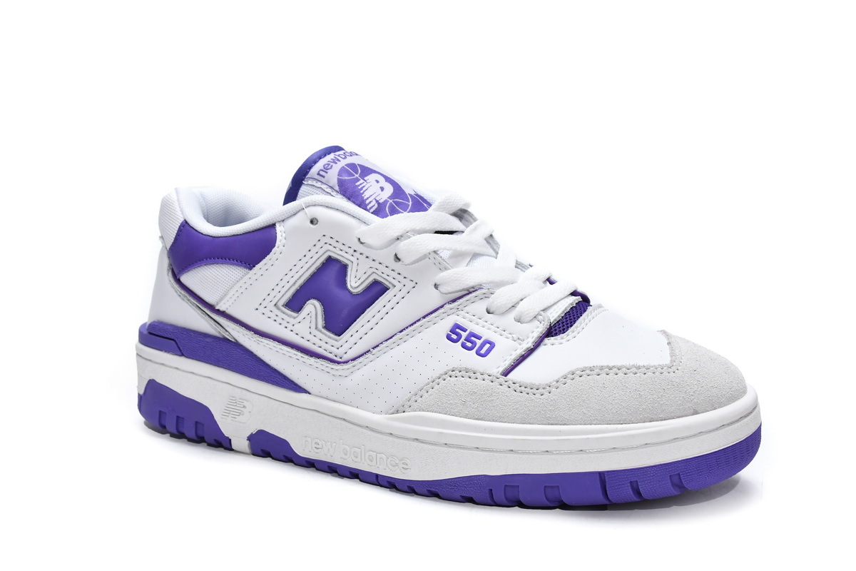OG New Balance 550 White Purple