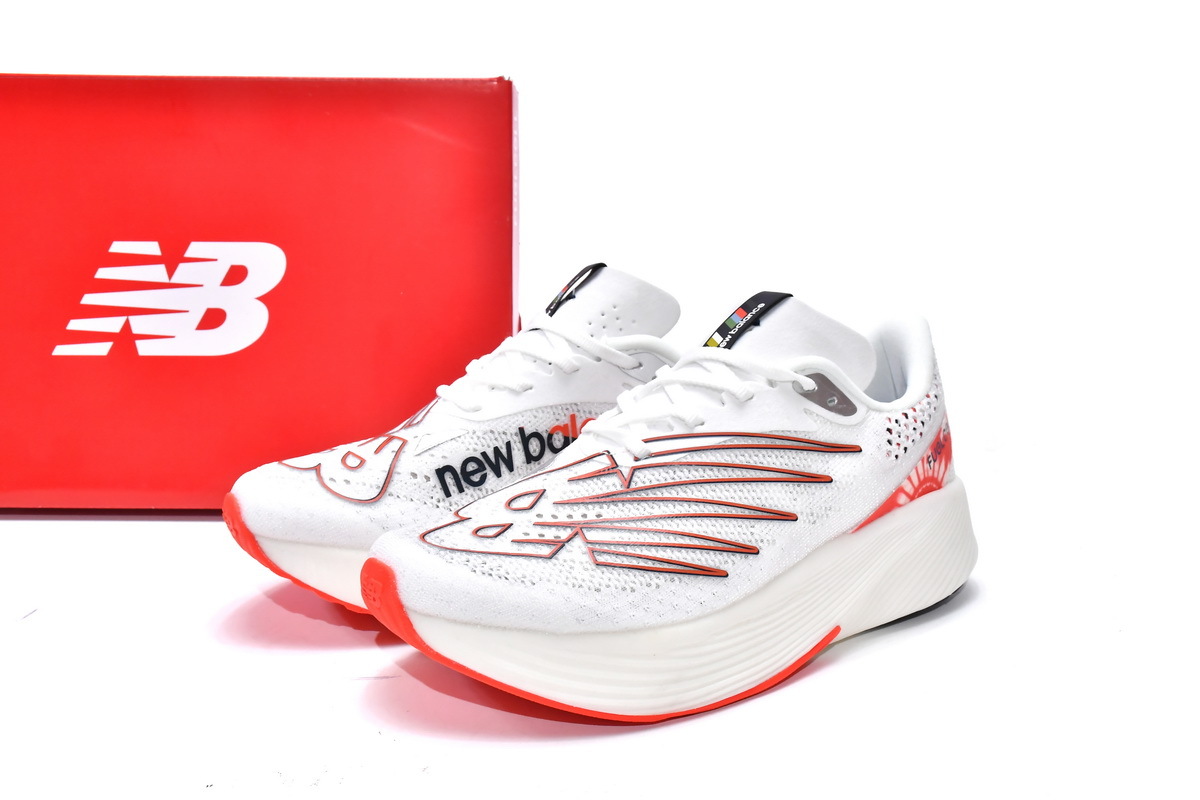 OG New Balance RC Elite V2 White Neo Flame