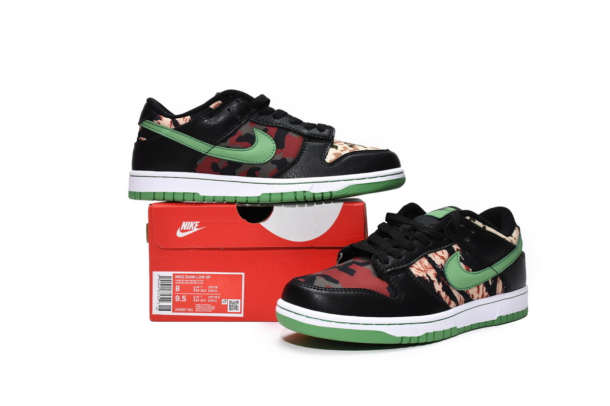 OG SB Dunk Low Black CamouFlage,DH0597-001