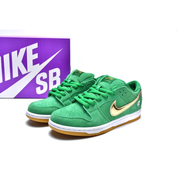 OG SB Dunk Low Pro St. Patrick&#39;s Day (2022)，BQ6817-303