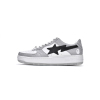 PKGoden A Bathing Ape Bape Sta Low White Grey Black,1G70-109-0004