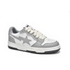 PKGoden A Bathing Ape Court Sta Light Grey Cream