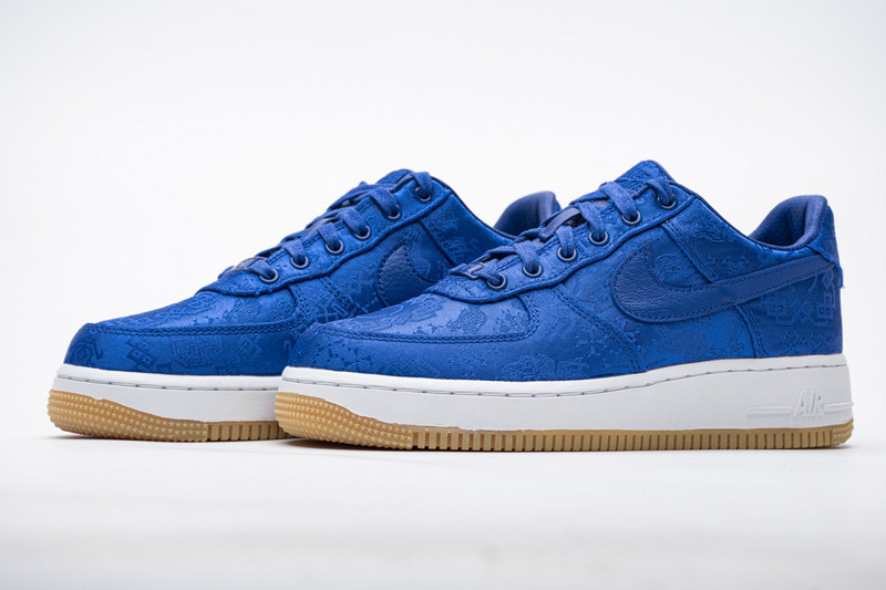 PKGoden Air Force 1 Low CLOT Blue Silk,CJ5290-400