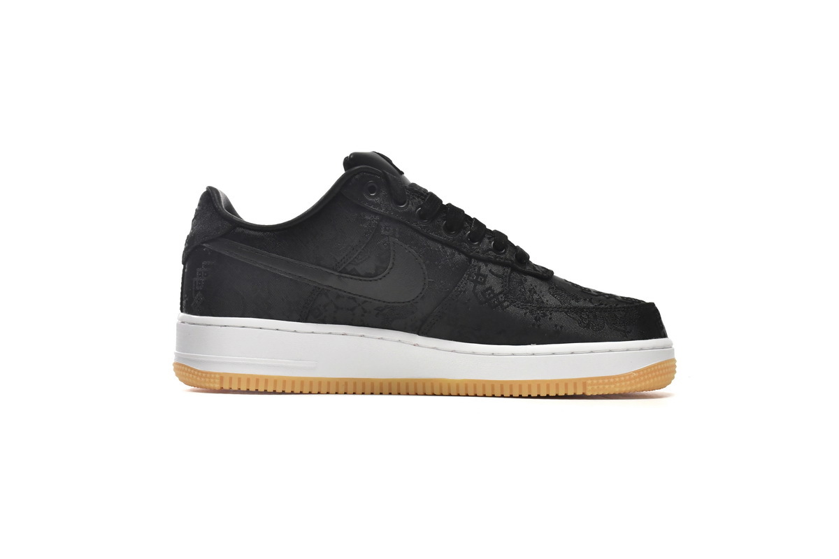 PKGoden Air Force 1 Low Fragment Design x CLOT Black Silk,CZ3986-001