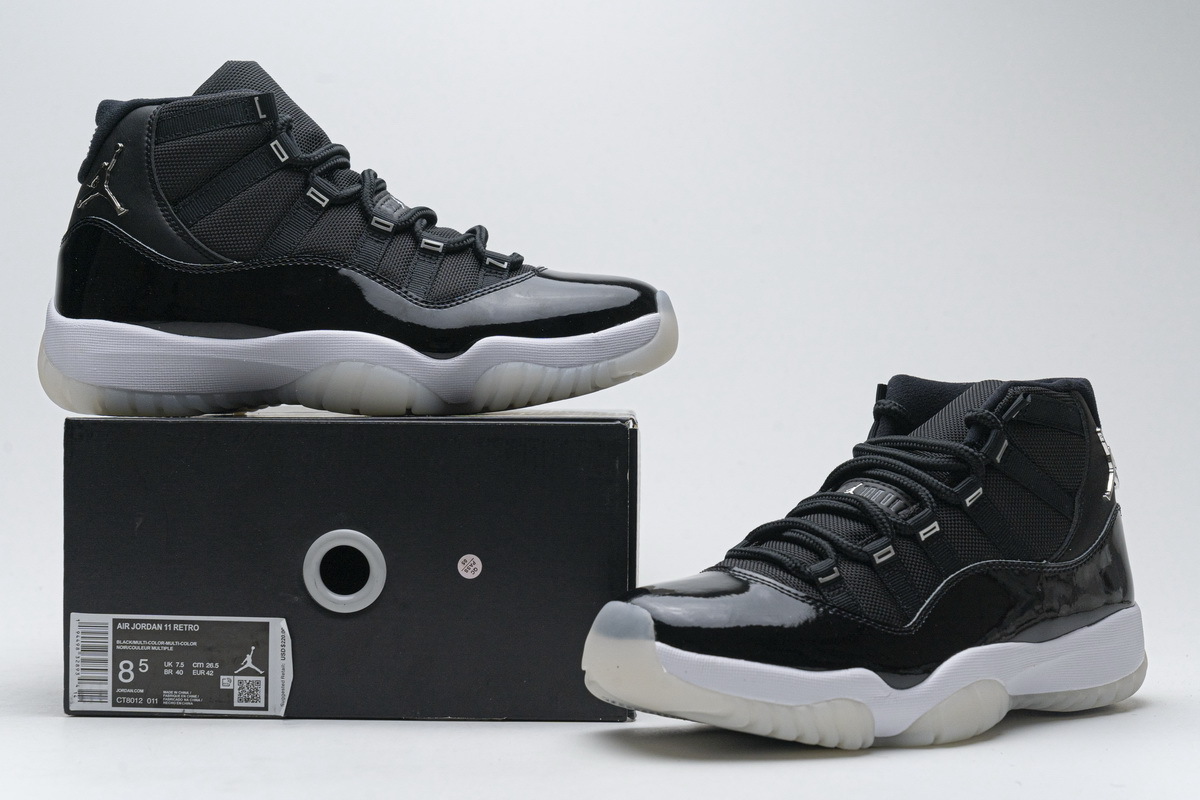 PKGoden Air Jordan 11 Retro Black Clear